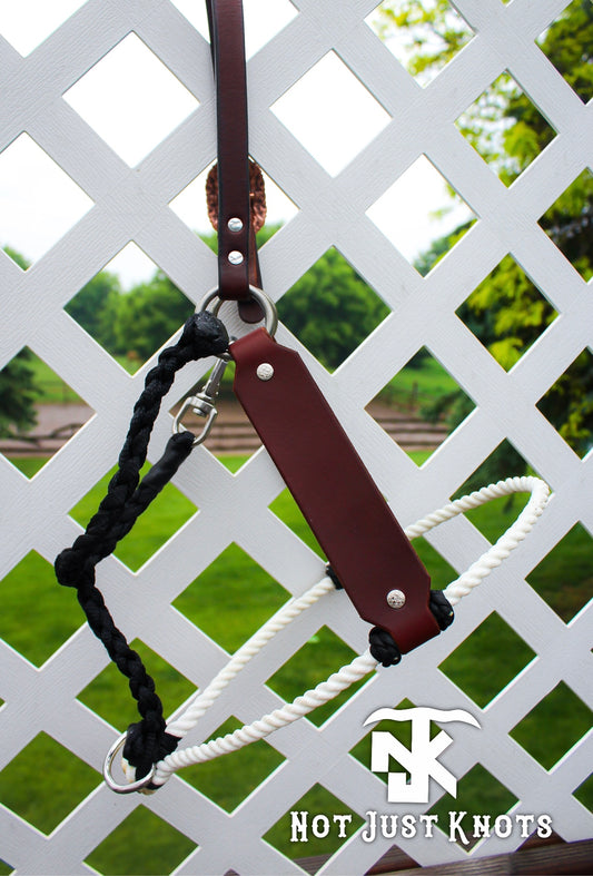 Custom Nameplate Hybrid Lariat Halter