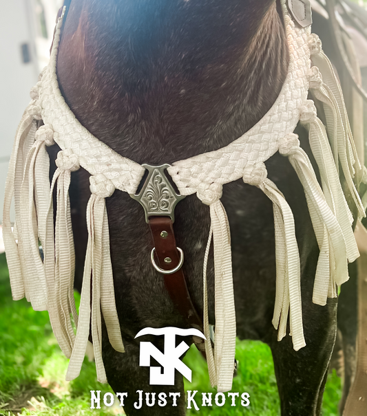 Custom Fringe Muletape Breast Collar