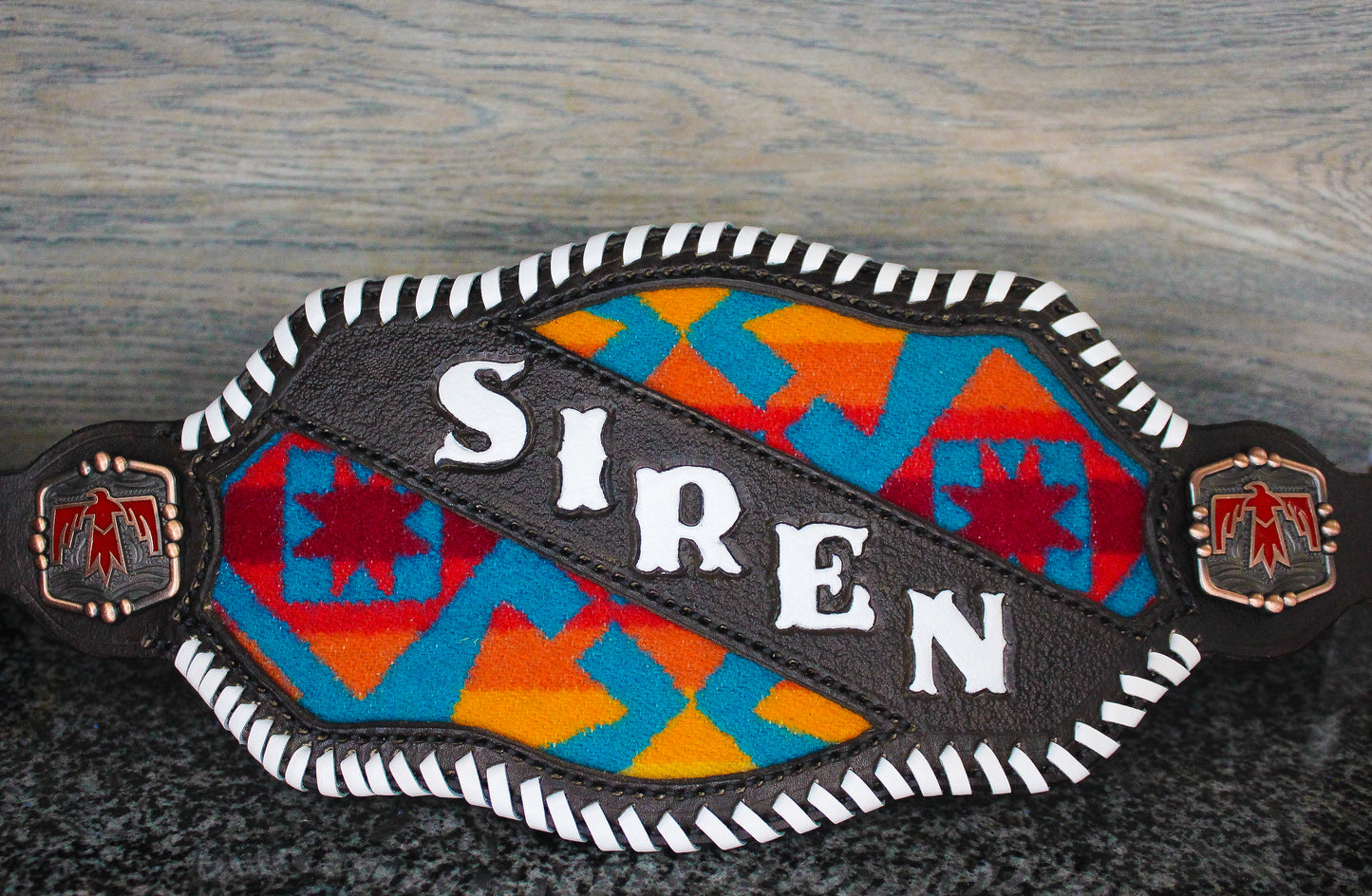 Custom Bronc Noseband with Inlay