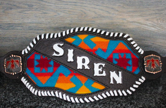 Custom Bronc Noseband with Inlay