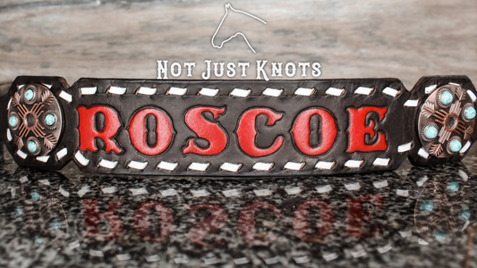 CUSTOM Dog Collar *With Concho Cut Outs*