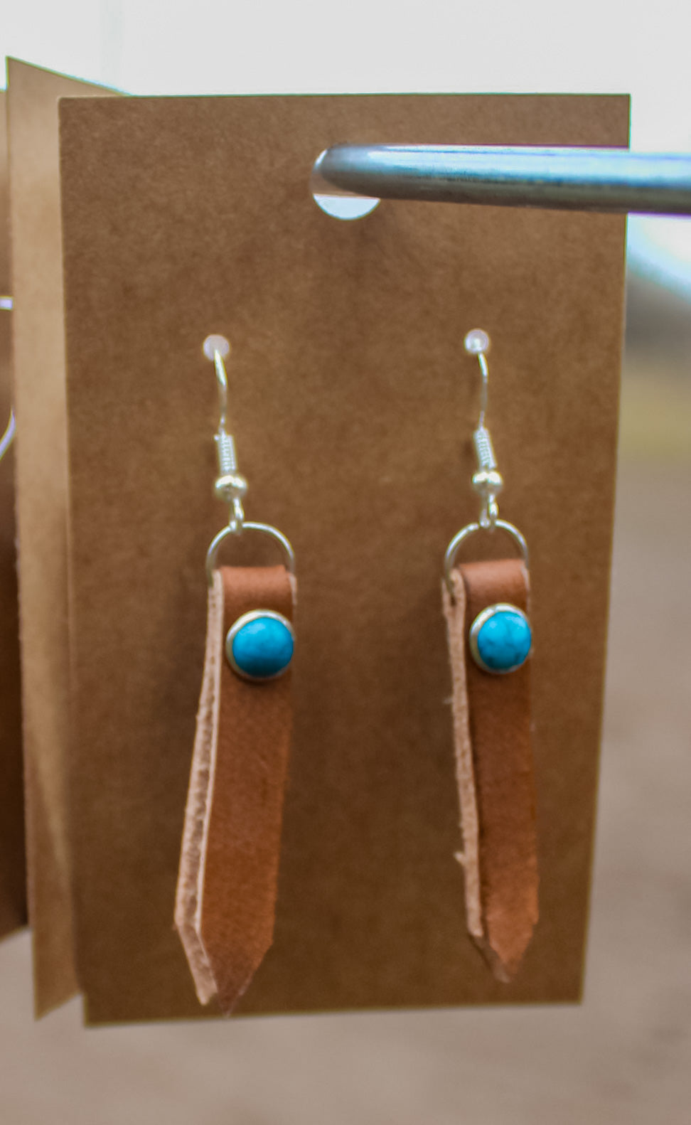 ↠Classic Leather Western Earrings ↞