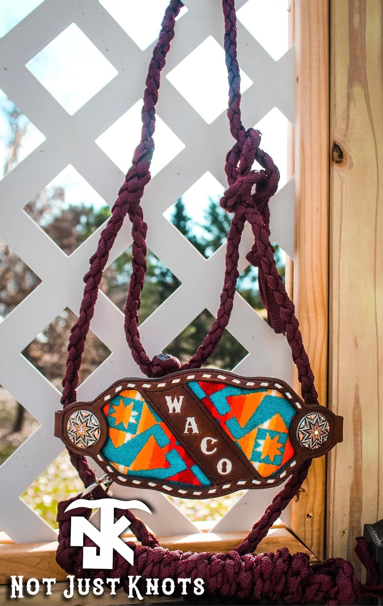 Custom Bronc Noseband with Inlay