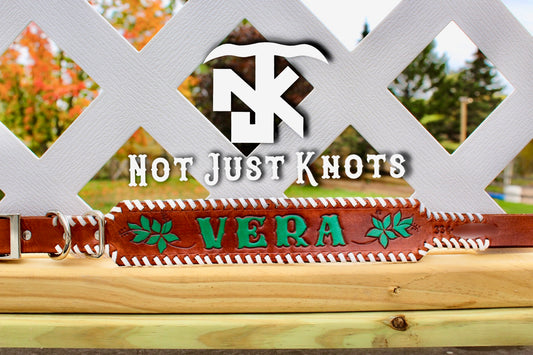 Personalized Leather Dog Collar