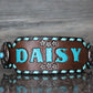 CUSTOM Dog Collar *With Concho Cut Outs*
